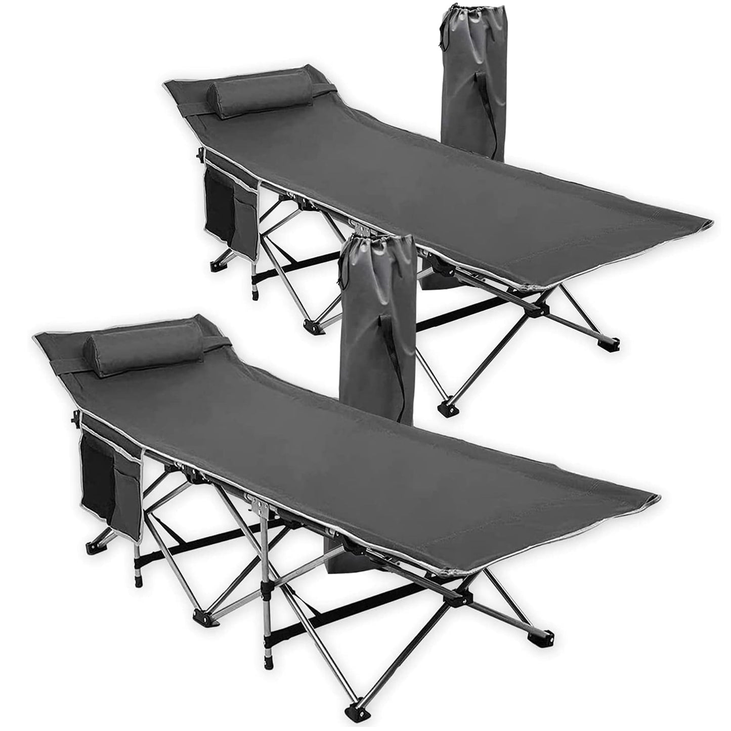 Zone Tech Folding Camping Cot Bed for Adults & Kids Outdoor Accessories