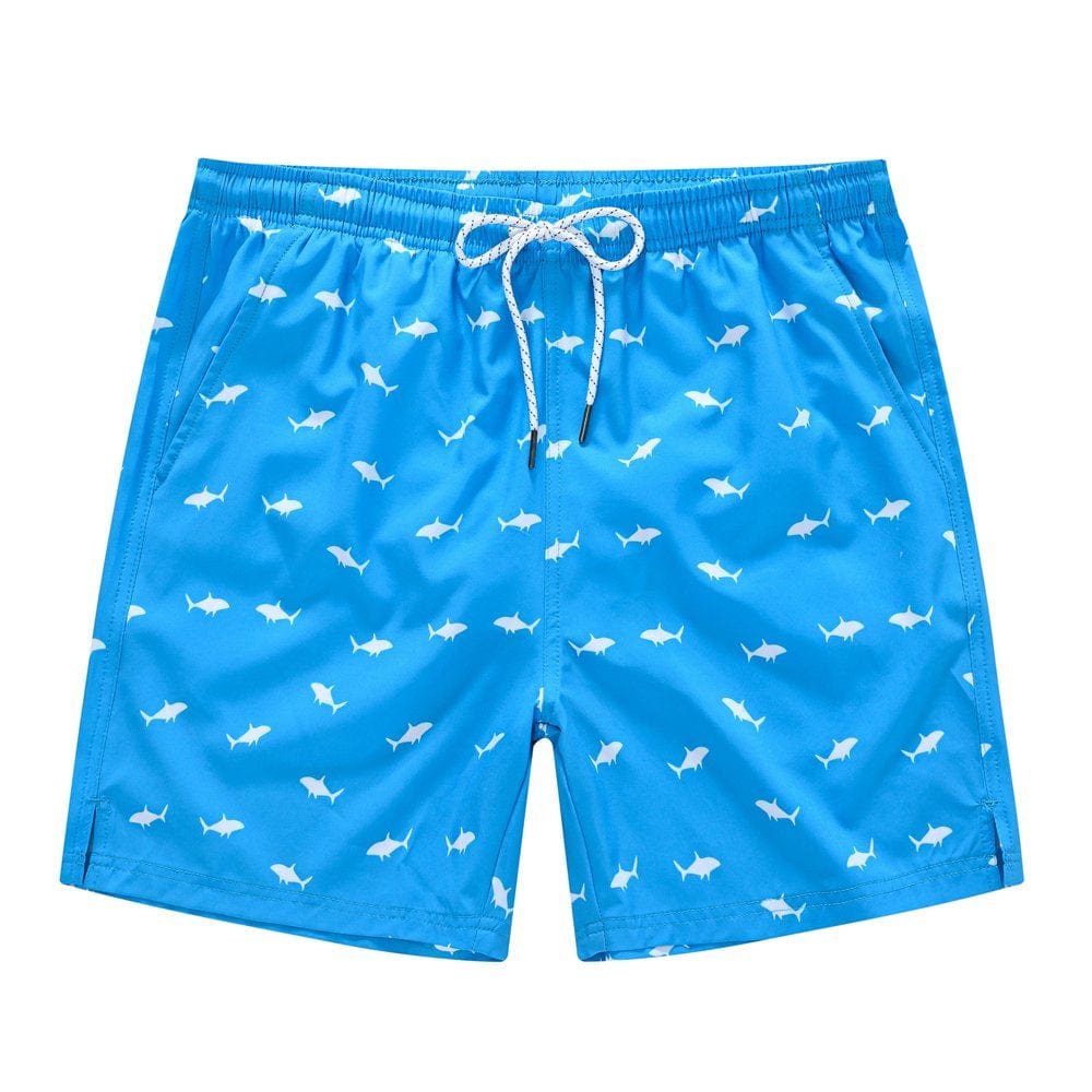Yukaichen Men'S Swim Trunks Quick Dry Beach Shorts with Mesh Lining Coconuttree 30