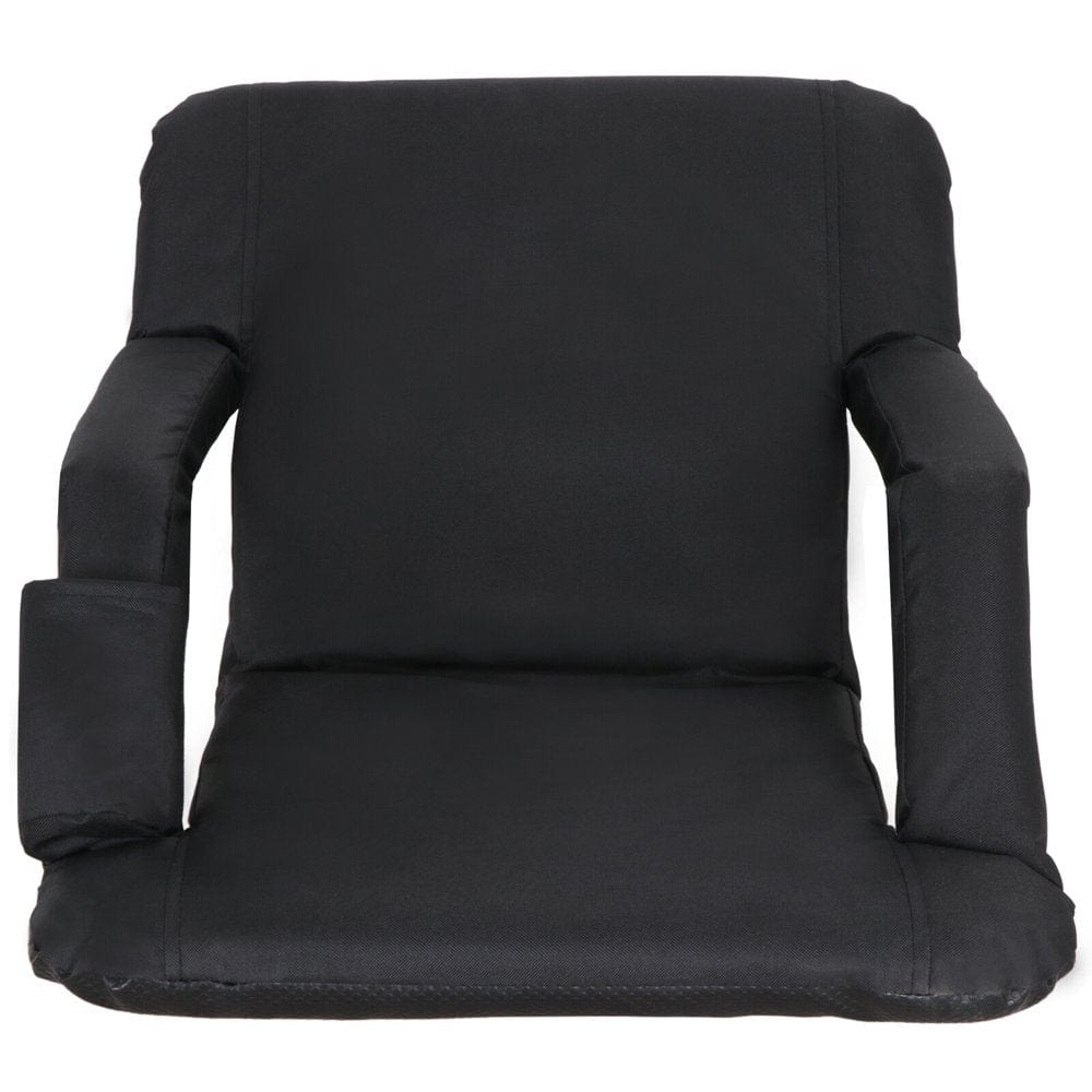 Zensports 2 Pack 5 Reclining Folding Stadium Seat Bleacher Chair Red